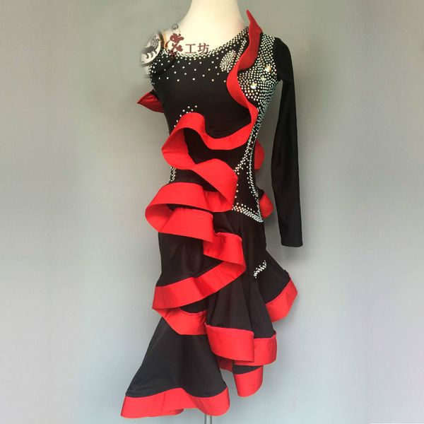 10 colors woman girls latin dance dress diamond competition dance wear for ballroom rumba cha cha salsa dresses dl2543, Black;red
10 colors woman girls latin dance dress diamond competition dance wear for ballroom rumba cha cha salsa dresses dl2543, Black;red