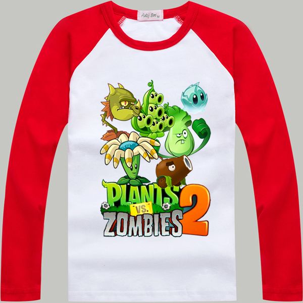 2018 fashion children t shirt spring/autumn/winter plants vs zombies long sleeve boys cotton cartoon t shirt kids clothing girls tees, Blue
2018 fashion children t shirt spring/autumn/winter plants vs zombies long sleeve boys cotton cartoon t shirt kids clothing girls tees, Blue