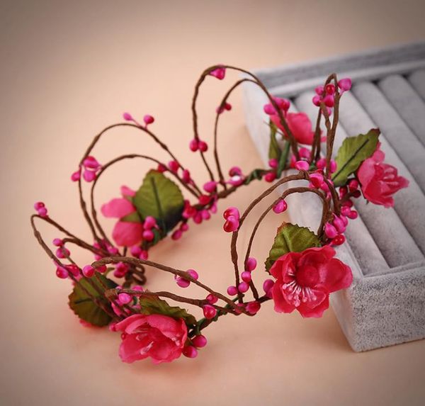 bridal headwear colored flowers hand knitted wedding crown p studio p accessories, Silver
bridal headwear colored flowers hand knitted wedding crown p studio p accessories, Silver