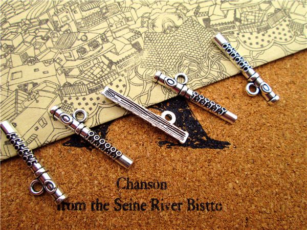 90pcs--flute charms antique tibetan silver flute charms pendants ,diy supplies 29mm x 7mm, Bronze;silver
90pcs--flute charms antique tibetan silver flute charms pendants ,diy supplies 29mm x 7mm, Bronze;silver