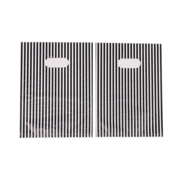 100pcs lots plastic carrier bags white&black stripe design boutique package for festival wedding gift
100pcs lots plastic carrier bags white&black stripe design boutique package for festival wedding gift