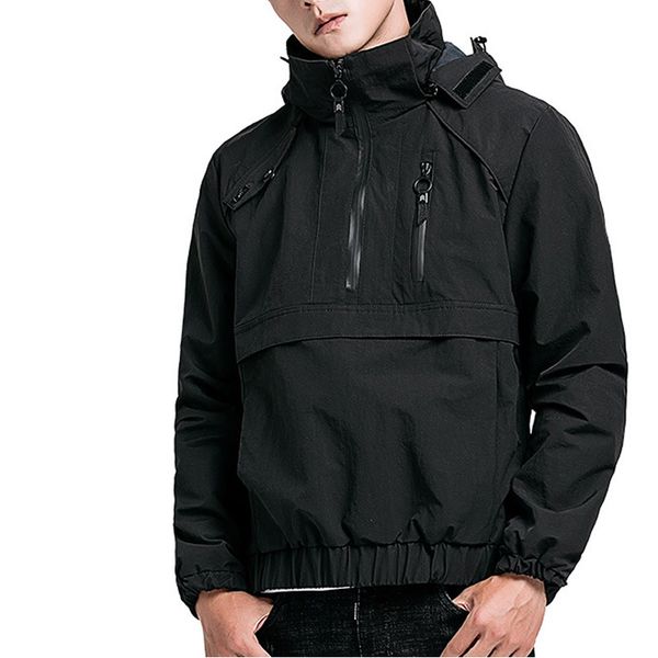winter mens black jackets siamese cap men autumn winter jacket waterproof patchwork warm loose windbreaker fashion jackets coat, Tan;black 
winter mens black jackets siamese cap men autumn winter jacket waterproof patchwork warm loose windbreaker fashion jackets coat, Tan;black