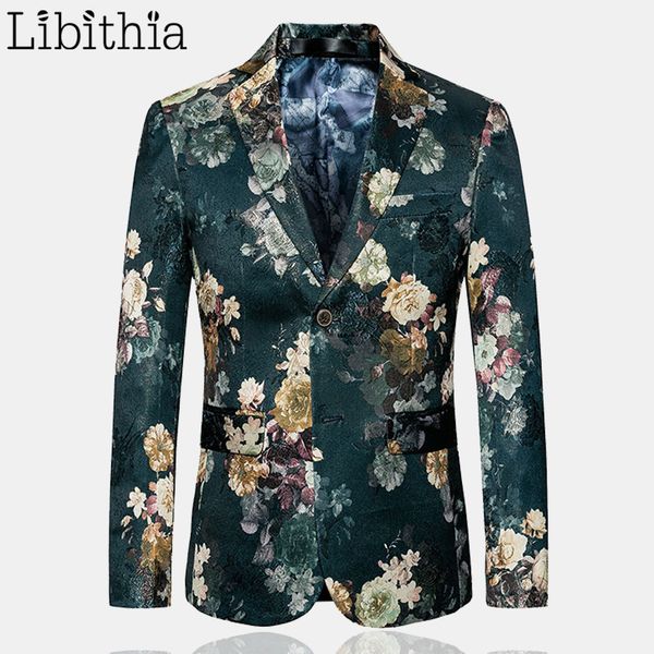 men causal floral blazers two buttons jackets big size 5xl 6xl slim fit all-season flowers clothes male f061, White;black
men causal floral blazers two buttons jackets big size 5xl 6xl slim fit all-season flowers clothes male f061, White;black