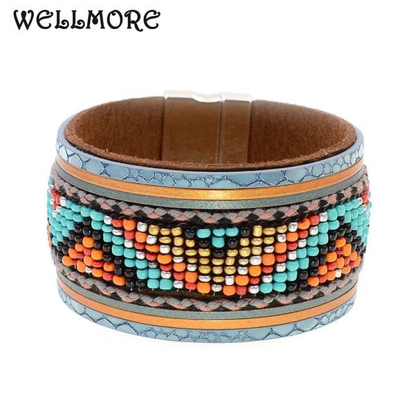 wellmore bohemia bracelet bangle beaded bracelets charm leather bracelets for women fashion jewelry bracelet femme wholesale, Golden;silver
wellmore bohemia bracelet bangle beaded bracelets charm leather bracelets for women fashion jewelry bracelet femme wholesale, Golden;silver