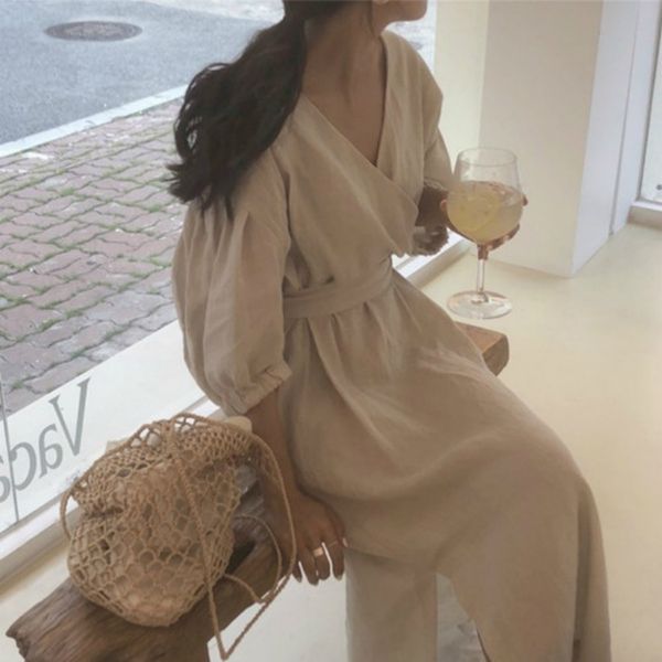 korean women summer autumn vintage puff sleeve long dress with belt female v neck vestido bodycon robe femme ete jurken, Black;gray
korean women summer autumn vintage puff sleeve long dress with belt female v neck vestido bodycon robe femme ete jurken, Black;gray