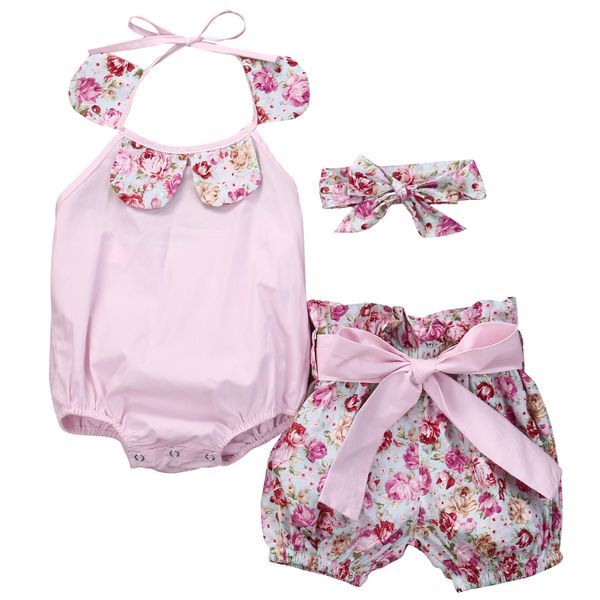 2017 baby girls clothes cute flower bodysuit and bow shorts bottoms handband 3pcs outfits kids clothing set sunsuit 0-24m, White
2017 baby girls clothes cute flower bodysuit and bow shorts bottoms handband 3pcs outfits kids clothing set sunsuit 0-24m, White