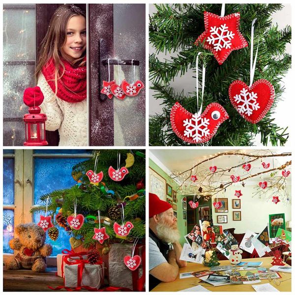 halloween christmas 30pcs felt christmas tree ornament red and white christmas tree decorations for home party decoration supplies
halloween christmas 30pcs felt christmas tree ornament red and white christmas tree decorations for home party decoration supplies