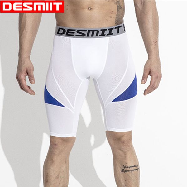 

wholesale-desmiit compression tights shorts running shorts men outdoor sport jogging fitness gym short soft breathable quick dry sportwear, Black;blue