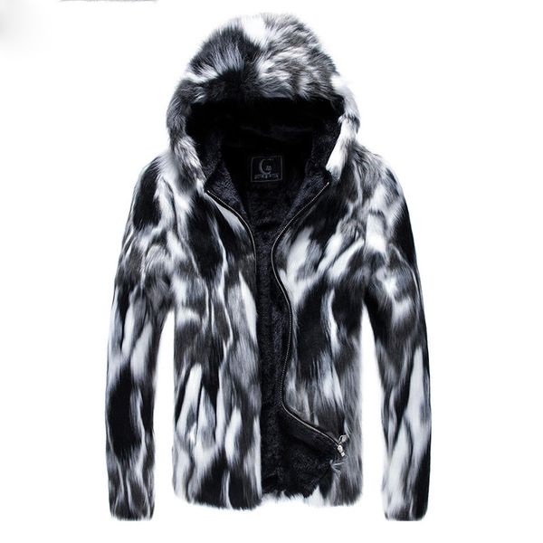 plus size 3xl faux fur men parkas fashion high street plush liner thickening hooded winter jacket men casaco masculino, Black
plus size 3xl faux fur men parkas fashion high street plush liner thickening hooded winter jacket men casaco masculino, Black