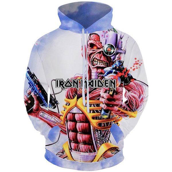 Cloudstyle 2018 3D Hoodies Men Iron Maiden Heavy Metal Band 3D Print Pullovers Fashion Tops Tracksuit High Street Plus Size 5XL
Cloudstyle 2018 3D Hoodies Men Iron Maiden Heavy Metal Band 3D Print Pullovers Fashion Tops Tracksuit High Street Plus Size 5XL