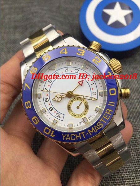 luxury wristwatch ii 2 tone 18k gold 116681 44mm automatic mens men's watch watches, Slivery;brown
luxury wristwatch ii 2 tone 18k gold 116681 44mm automatic mens men's watch watches, Slivery;brown