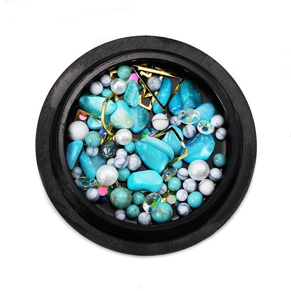 crystal rhinestone 3d nail art decoration mixed nail metal sequins turquoise diy fashion naturl stone accessories, Silver;gold
crystal rhinestone 3d nail art decoration mixed nail metal sequins turquoise diy fashion naturl stone accessories, Silver;gold