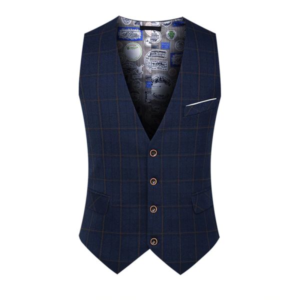 spring autumn man fashion suit vest male plaid suit waistcoat formal business wedding slim casual party dress vests men work waistcoat 6xl, Black;white
spring autumn man fashion suit vest male plaid suit waistcoat formal business wedding slim casual party dress vests men work waistcoat 6xl, Black;white