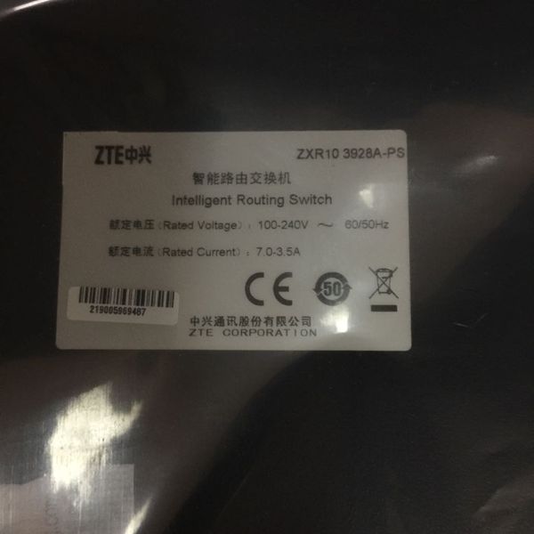 100% оригинальные сетевые коммутаторы для zte zxr10 3928a-ps-ac 24 poe
100% оригинальные сетевые коммутаторы для zte zxr10 3928a-ps-ac 24 poe