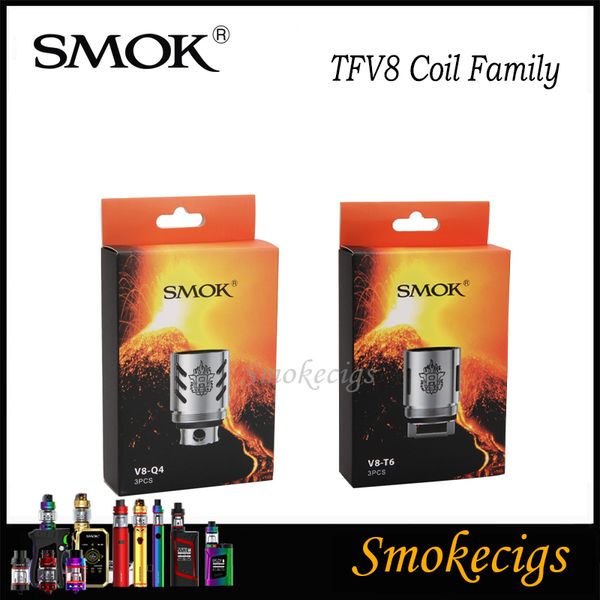 SMOK TFV8 TURBO катушки замена катушки для Smok Tfv8 Cloud Beast Tank V8-T8 0.15 ohm / V8-T6 0.2 ohm / V8-Q4 0.15 ohm / V8 RBA 0.28 ohm 100% оригинал
SMOK TFV8 TURBO катушки замена катушки для Smok Tfv8 Cloud Beast Tank V8-T8 0.15 ohm / V8-T6 0.2 ohm / V8-Q4 0.15 ohm / V8 RBA 0.28 ohm 100% оригинал