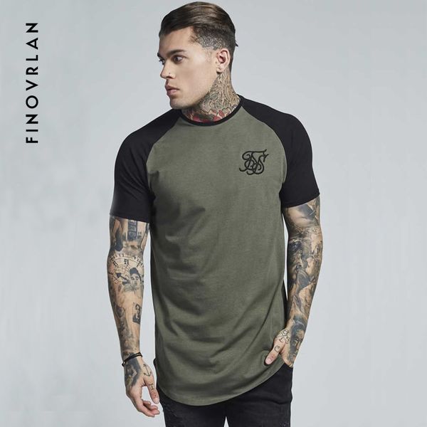 men fashion summer ss sik silk kanye west sik silk men casual hip hop irregular curved hem short sleeved splicing t-shirts, White;black
men fashion summer ss sik silk kanye west sik silk men casual hip hop irregular curved hem short sleeved splicing t-shirts, White;black