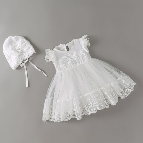 new baby dress with cap white embroidery lace baby girl christening gowns 1 year birthday dress baby girls clothes for 3-24m
new baby dress with cap white embroidery lace baby girl christening gowns 1 year birthday dress baby girls clothes for 3-24m