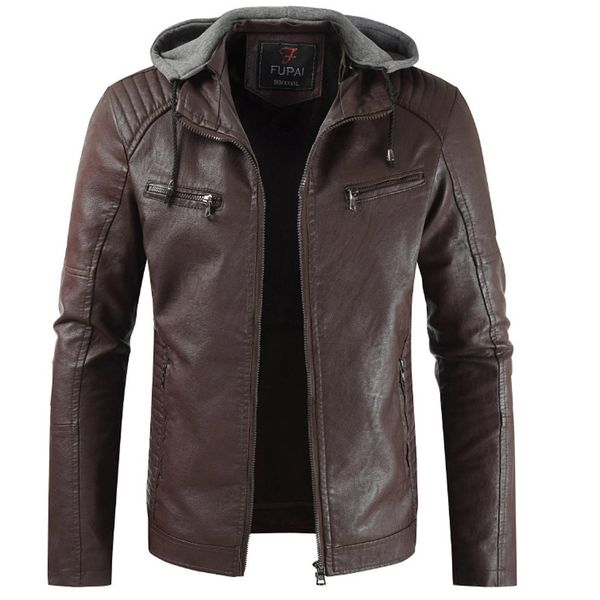 2018 parka autumn winter warm outwear slim coats casual autumn and winter new style lapel hooded leather jacket plus thick coat, Black;brown
2018 parka autumn winter warm outwear slim coats casual autumn and winter new style lapel hooded leather jacket plus thick coat, Black;brown