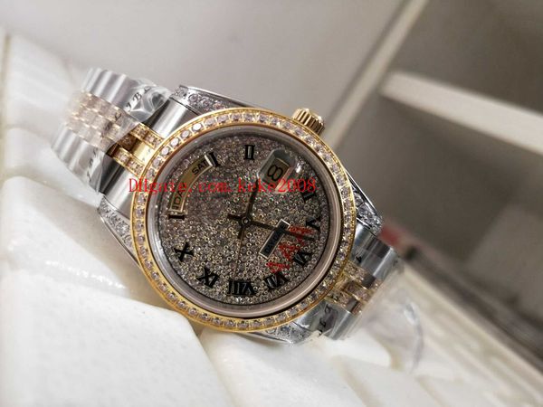 elling wristwatch day-date oyster 118388 36mm diamond 18k gold & steel 2813 movement automatic ladies mens watches, Slivery;black
elling wristwatch day-date oyster 118388 36mm diamond 18k gold & steel 2813 movement automatic ladies mens watches, Slivery;black