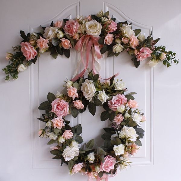 2019 rose peony artificial flowers garland european lintel wall decorative flower door wreath for wedding home christmas decoration
2019 rose peony artificial flowers garland european lintel wall decorative flower door wreath for wedding home christmas decoration