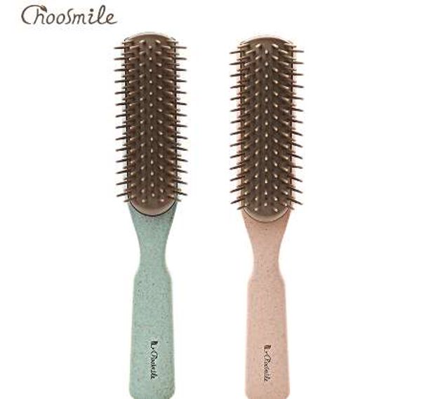 choosmile hair styling brush wheat straw detangle hairbrush salon hairdressing straight curly hair comb tangle hair brush, Silver
choosmile hair styling brush wheat straw detangle hairbrush salon hairdressing straight curly hair comb tangle hair brush, Silver