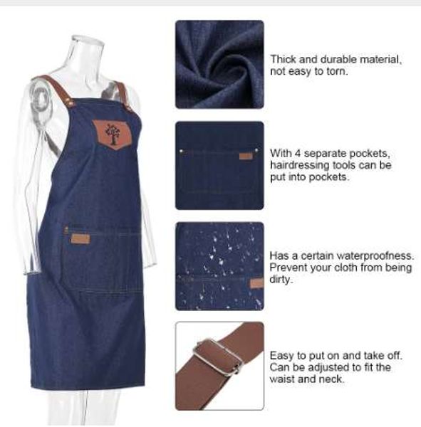 jean salon hair cutting apron hairdressing cape for barber hair cutting dyeing gown cape hairdresser styling cloth accessory
jean salon hair cutting apron hairdressing cape for barber hair cutting dyeing gown cape hairdresser styling cloth accessory