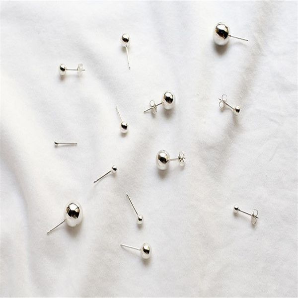 real 925 sterling silver earrings round beads 3mm 4mm 5mm 6mm 8mm 10mm stud earrings for women simple style sterling-silver-jewelry, Golden;silver
real 925 sterling silver earrings round beads 3mm 4mm 5mm 6mm 8mm 10mm stud earrings for women simple style sterling-silver-jewelry, Golden;silver