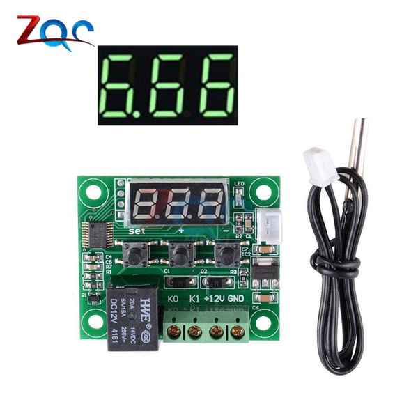 w1209 green led digital thermostat temperature control thermometer thermo controller switch module dc 12v waterproof ntc sensor
w1209 green led digital thermostat temperature control thermometer thermo controller switch module dc 12v waterproof ntc sensor