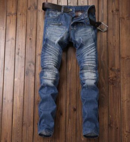 2018 brand designer-european american style luxury jeans men's slim jeans denim trousers straight blue famous motorcycle jeans pants fo
2018 brand designer-european american style luxury jeans men's slim jeans denim trousers straight blue famous motorcycle jeans pants fo