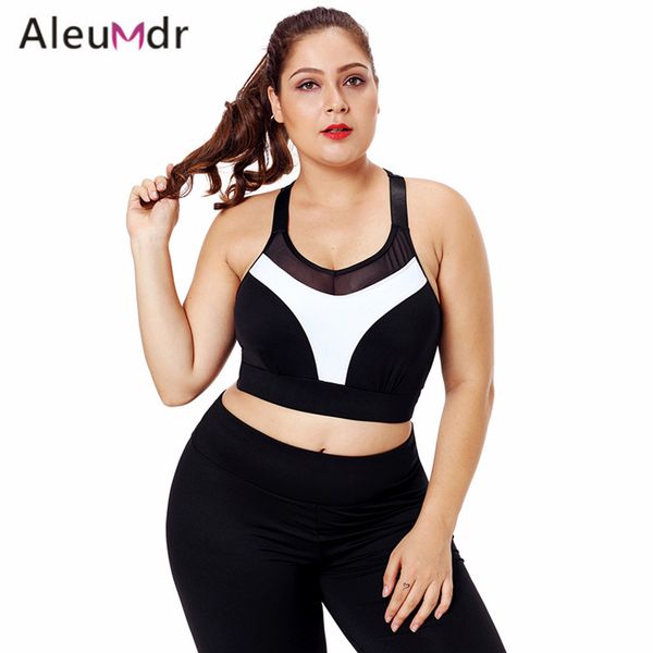 aleumdr fitness sports bra plus size black mesh strap yoga bra for women professional gym lc26030 sujetador deportivo mujer, White;black
aleumdr fitness sports bra plus size black mesh strap yoga bra for women professional gym lc26030 sujetador deportivo mujer, White;black