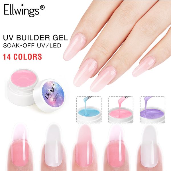 ellwings 14 colors builder gel for nail extensions finger extension uv gel polish forms for nail extension art varnish, Red;pink
ellwings 14 colors builder gel for nail extensions finger extension uv gel polish forms for nail extension art varnish, Red;pink