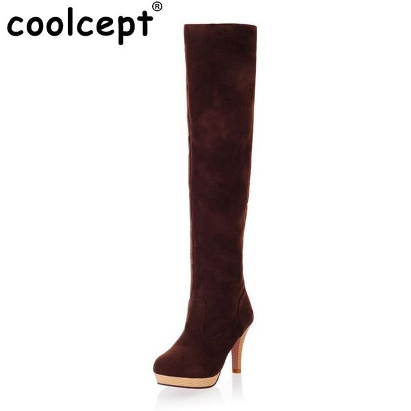 size 34-43 high heel over knee boots women platform knight botas long boot warm winter boot footwear heels shoes, Black
size 34-43 high heel over knee boots women platform knight botas long boot warm winter boot footwear heels shoes, Black