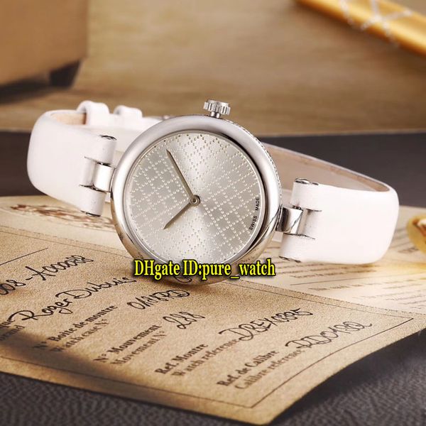 fashion lady 32mm diamantissima ya141402 white dial swiss quartz womens watch 316l steel case leather strap sapphire glass new watches, Slivery;brown
fashion lady 32mm diamantissima ya141402 white dial swiss quartz womens watch 316l steel case leather strap sapphire glass new watches, Slivery;brown