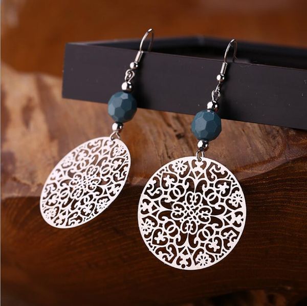 european and american fashion hollows out complex circular fashion decoration female earrings earrings pendant earrings wholesale, Golden
european and american fashion hollows out complex circular fashion decoration female earrings earrings pendant earrings wholesale, Golden