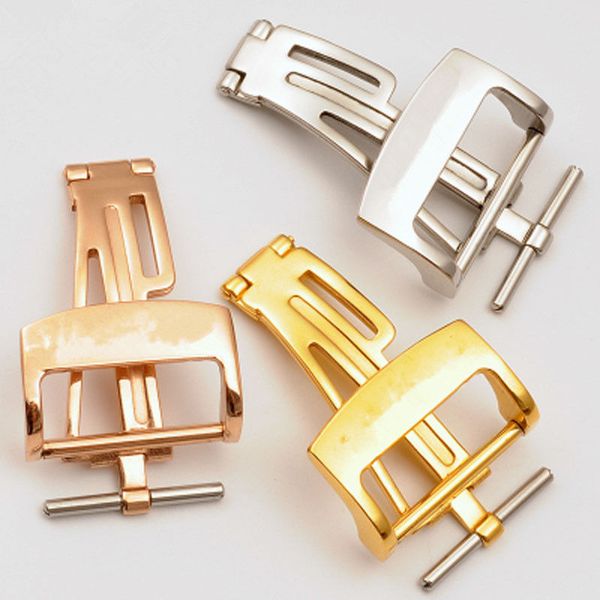18 mm silvery & gold & rose gold steel deployment clasp buckle for ap a p rubber leather strap, Black;brown
18 mm silvery & gold & rose gold steel deployment clasp buckle for ap a p rubber leather strap, Black;brown