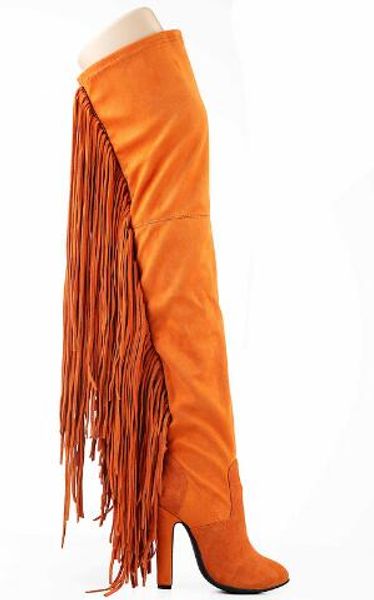 plus size suede long fringe women over the knee boots high heels thigh high tall boots motorcyle shoes woman, Black
plus size suede long fringe women over the knee boots high heels thigh high tall boots motorcyle shoes woman, Black