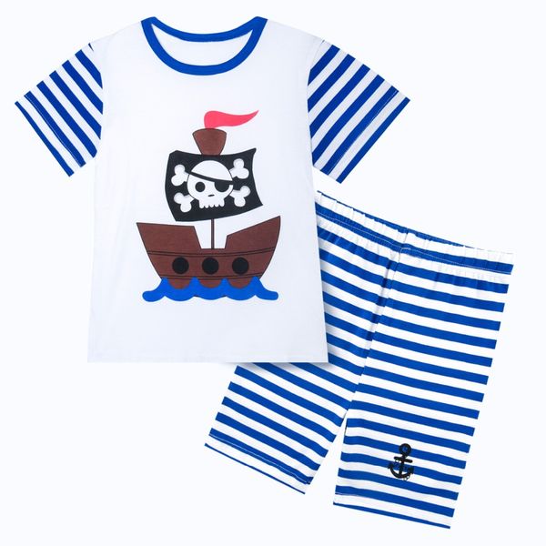 kids boy striped pirate costume children's pajamas child pijama pyjamas short sleeve sleepwear summer for boys 2-7y, Blue;red
kids boy striped pirate costume children's pajamas child pijama pyjamas short sleeve sleepwear summer for boys 2-7y, Blue;red