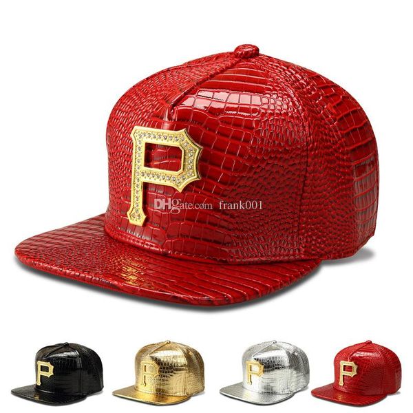 sports p hip logo hats style leather new baseball caps diamond crocodile grain men women dj hop snapback golden rap pu uvabr
sports p hip logo hats style leather new baseball caps diamond crocodile grain men women dj hop snapback golden rap pu uvabr
