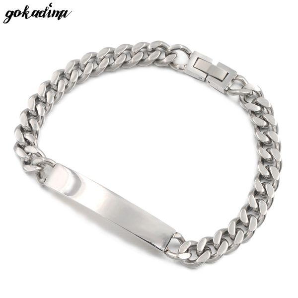 gokadima gokadima 2016 new style cool id men bracelet jewelry stainless steel bracelet & bangle chain party christmas gift b034, Golden;silver
gokadima gokadima 2016 new style cool id men bracelet jewelry stainless steel bracelet & bangle chain party christmas gift b034, Golden;silver