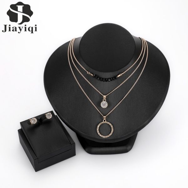 gold color crystal bridal jewelry sets round shape double layered choker necklace earrings wedding jewelry for women, Silver
gold color crystal bridal jewelry sets round shape double layered choker necklace earrings wedding jewelry for women, Silver
