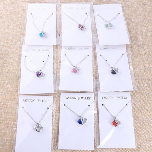 Women Fashion Heart Crystal Rhinestone Silver Chain Pendant Necklace Jewelry 9 colors
Women Fashion Heart Crystal Rhinestone Silver Chain Pendant Necklace Jewelry 9 colors