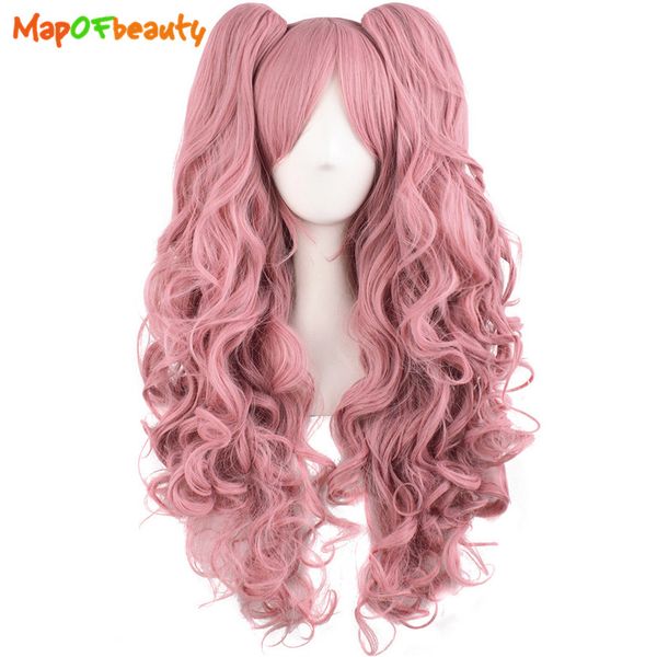 mapofbeauty 28" long wavy cosplay pink black brown blue white 15 color 2 ponytails shape claw heat resistant synthetic hair
mapofbeauty 28" long wavy cosplay pink black brown blue white 15 color 2 ponytails shape claw heat resistant synthetic hair