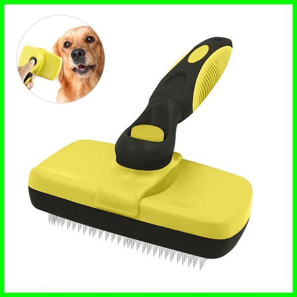 pet grooming brush self cleaning slicker brushes shedding tools for grooming cats and dogs with long thick hair
pet grooming brush self cleaning slicker brushes shedding tools for grooming cats and dogs with long thick hair
