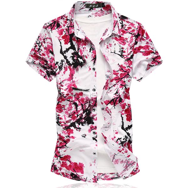 2018 3731p45 large size non ironing blouse shirt, elastic mercerized cotton shirt, short sleeves white base map, White;black
2018 3731p45 large size non ironing blouse shirt, elastic mercerized cotton shirt, short sleeves white base map, White;black