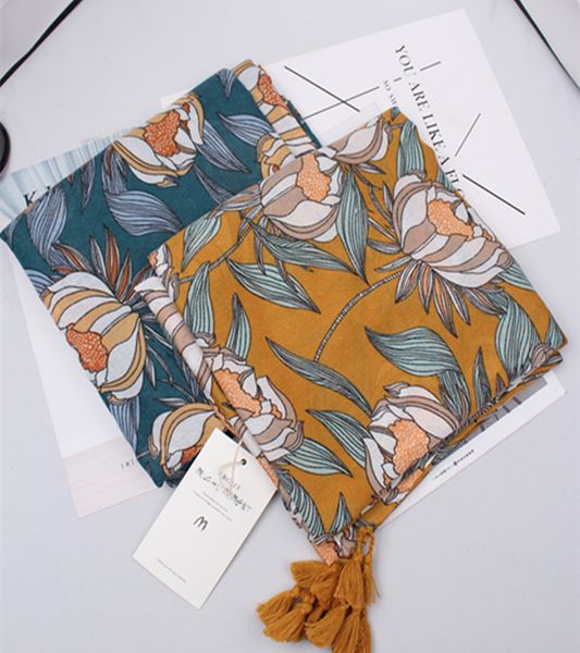 2018 new women's scarf literary retro national style shawl cotton and linen super sunscreen travel exclusive tassel scarf, Blue;gray
2018 new women's scarf literary retro national style shawl cotton and linen super sunscreen travel exclusive tassel scarf, Blue;gray