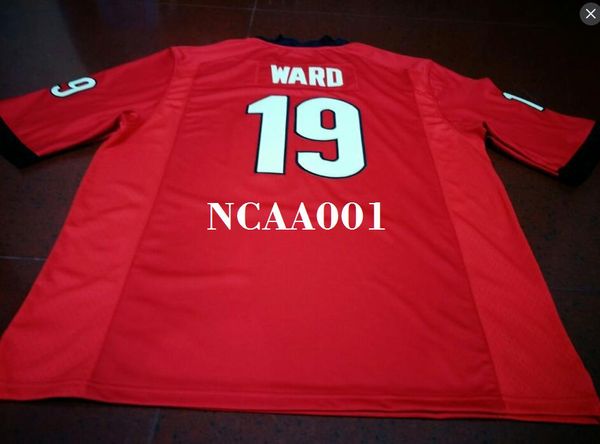 men #19 hines ward georgia bulldogs red black white college jersey or custom any name or number jersey, Black;red
men #19 hines ward georgia bulldogs red black white college jersey or custom any name or number jersey, Black;red