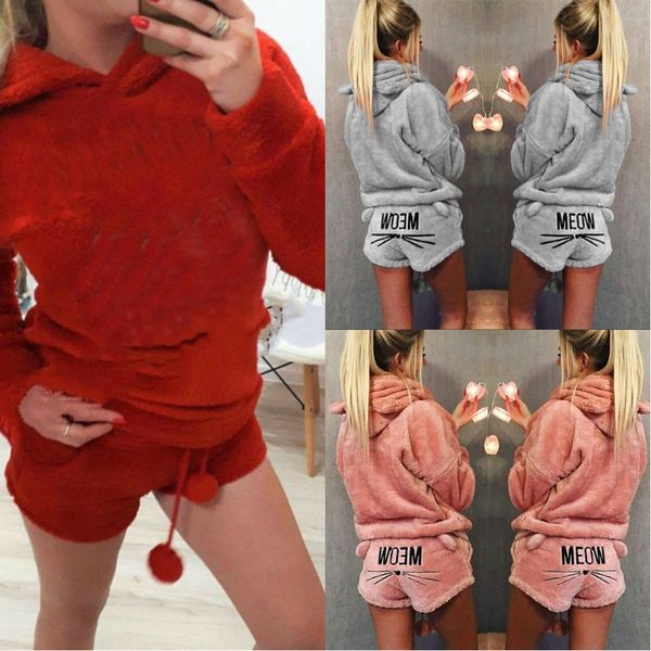 cute girl women pajama sets autumn winter flannel cartoon cat ladies underwear sleepwear warm thick pajamas set pjs, Blue;gray
cute girl women pajama sets autumn winter flannel cartoon cat ladies underwear sleepwear warm thick pajamas set pjs, Blue;gray