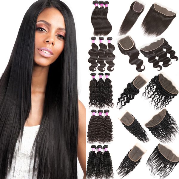 straight brazilian human virgin hair extensions 100% unprocessed body water deep wave bundles with frontal closure kinky curly hair product, Black;brown
straight brazilian human virgin hair extensions 100% unprocessed body water deep wave bundles with frontal closure kinky curly hair product, Black;brown