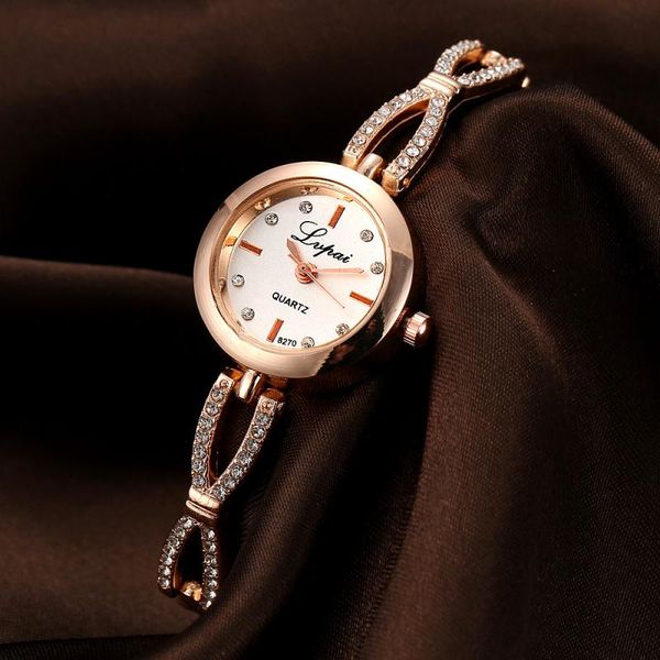 lvpai ladies bracelet watches for women 2018 stainless steel band dress watch femmes montres #126, Slivery;brown
lvpai ladies bracelet watches for women 2018 stainless steel band dress watch femmes montres #126, Slivery;brown
