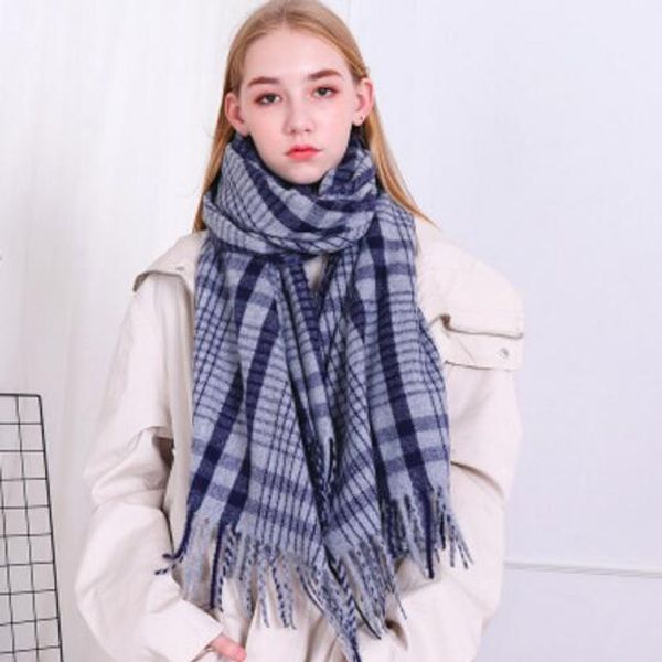 lady scarf autumn and winter new imitation cashmere han version of warm double-sided air conditioning shawl, Blue;gray
lady scarf autumn and winter new imitation cashmere han version of warm double-sided air conditioning shawl, Blue;gray